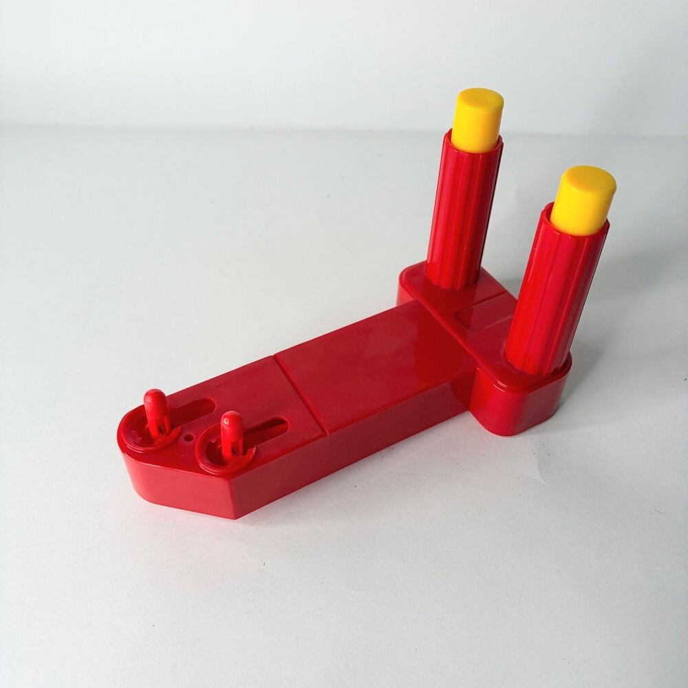 Rock 'Em Sock 'Em Robots Game Mattel 2001 Parts Replacement Red Lever Controller